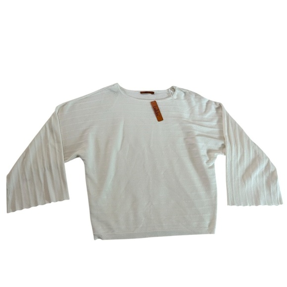 Belldini Winter White Long Sleeve Sweater Size L NWT - Picture 4 of 16